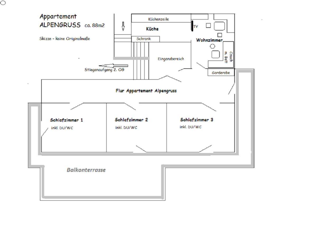 Haus Alpengruss Apartment โลเฟอร์ ภายนอก รูปภาพ